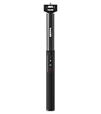 Insta360 Power Invisible Selfie-Stick mit integriertem Kamera-Ladegerät für One RS, ONE X2 und X3, Schwarz