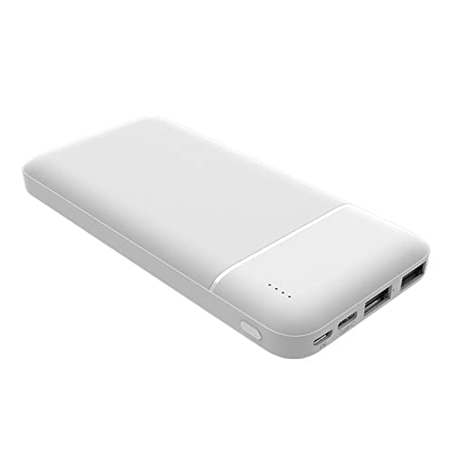 Powerbank 20.000 mAh USB3 USB-C schnellladen schlankes Design 16mm Slim (White)