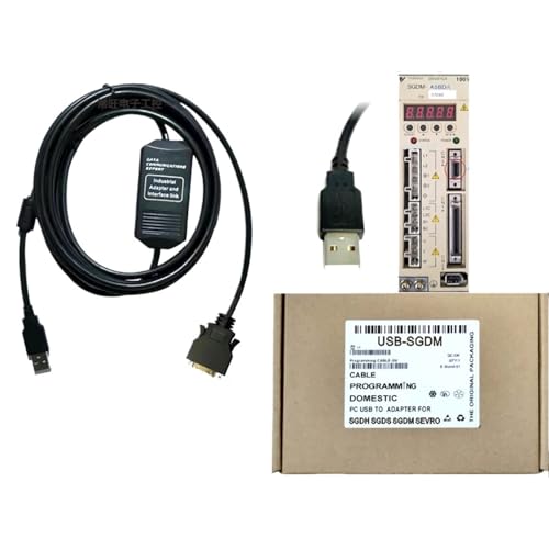 USB-SGDM for SGDH SGDS SGDM SGM7J Servotreiber-Debugging Download Data Line Black 3M (Color : RS232 Port)
