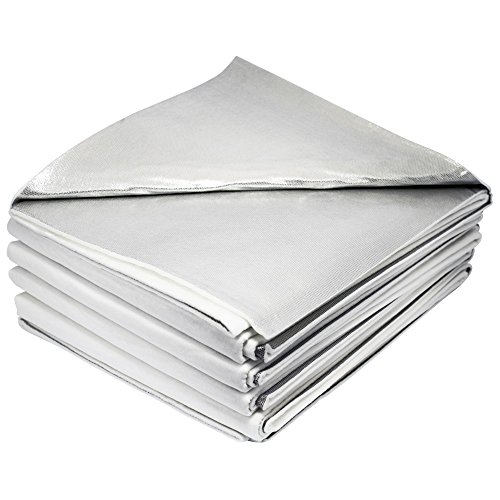 NOBALINE-Betttuch aluminiumbeschichtet 80 x 250 cm