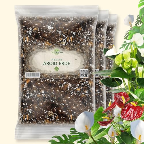OraGarden Aroiden Erde Blumenerde für Monstera, Philodendron Premium Qualität (9L)