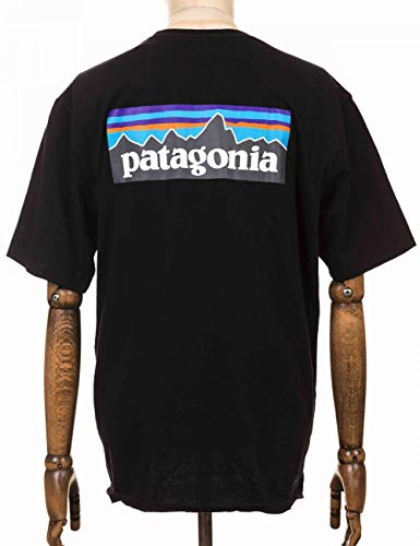 Patagonia M's P-6 Logo Responsibili-Tee T-Shirt, Herren M schwarz
