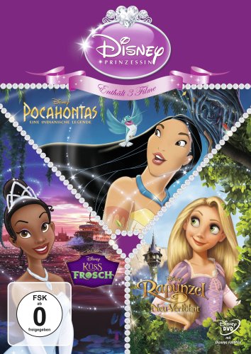 Küss den Frosch / Rapunzel - Neu Verföhnt / Pocahontas [3 DVDs]