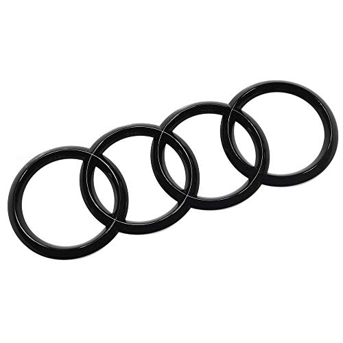 Audi 8S0853742AT94 Zeichen Heckklappe Ringe Black Edition Emblem Blackline Logo schwarz
