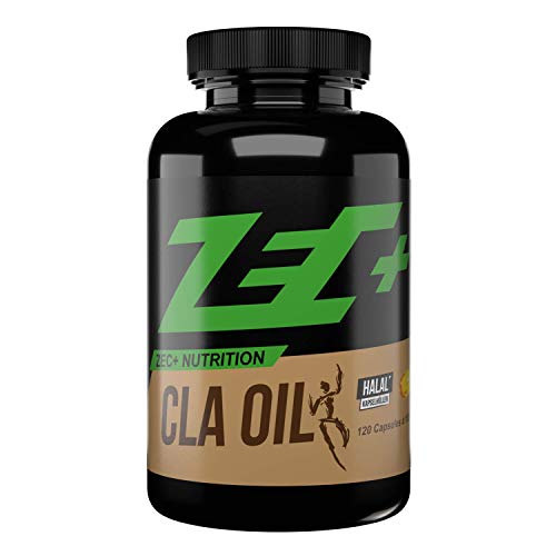 Zec+ Nutrition CLA OIL Konjugierte Linolsäure – 120 Kapseln mit CLA 1000 mg, essentielle Fettsäuren