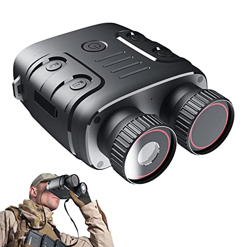 DuzLink Nachtsichtgerät, R18 Digital Infrarot Nachtsicht Fernglas 300m Reichweite, 1080P FHD Nachtsichtgerät mit 2.4" Screen, 7X Digitalzoom Nachtsicht für Vogelbeobachtung Camping Jagd Spotting
