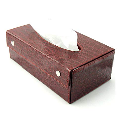 ZXGQF Tissue Box Pu Papierhandtuchhalter Für Zuhause BüroAuto Dekoration Tissue Box Halter