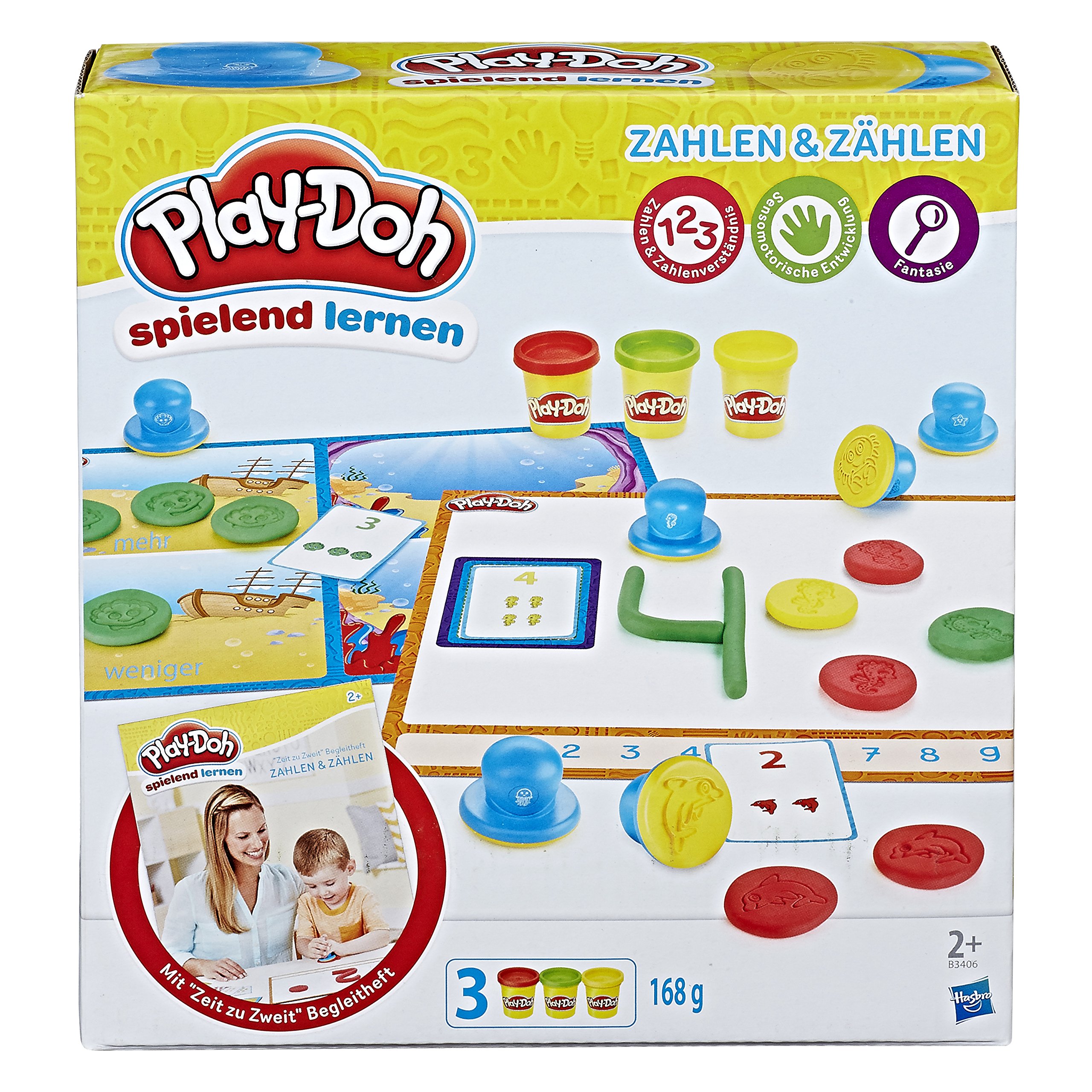 Play-Doh Hasbro B3406100 - Erste Zahlen und Zählen, Knete