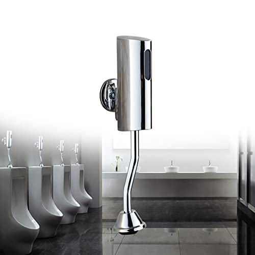 Wandmontage G1/2" Urinal Druckspüler Automatische Sensor Toilette Spülventil Spülung 40~70cm für Badezimmer Toilette Flusher Armaturen WC (Galvanisierte Version mit Einstellung)