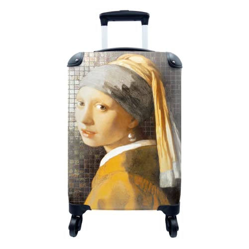 Koffer - 35x55 cm - Mädchen mit Perlenohrring - Johannes Vermeer - Mosaik