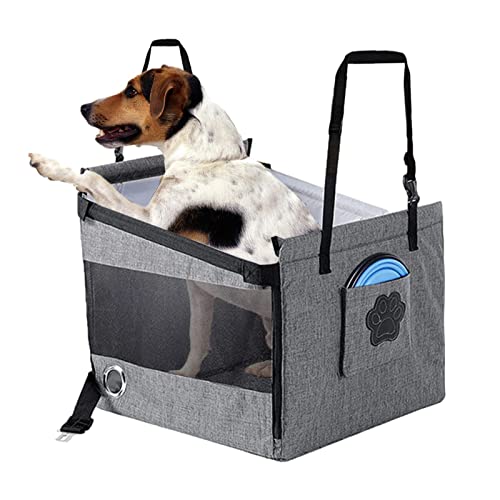 PW TOOLS Autositz für Hunde | Faltbares automatisches Welpennest,Leichte Haustier-Tragetasche Hündchen Reisezubehör