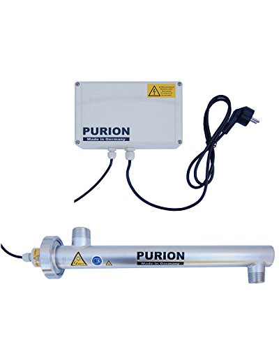 PURION 1000 UV-System Wasserfilter, Desinfektionsmittelsystem, Wasser-Conditioner, 17 W, 1000 l/h