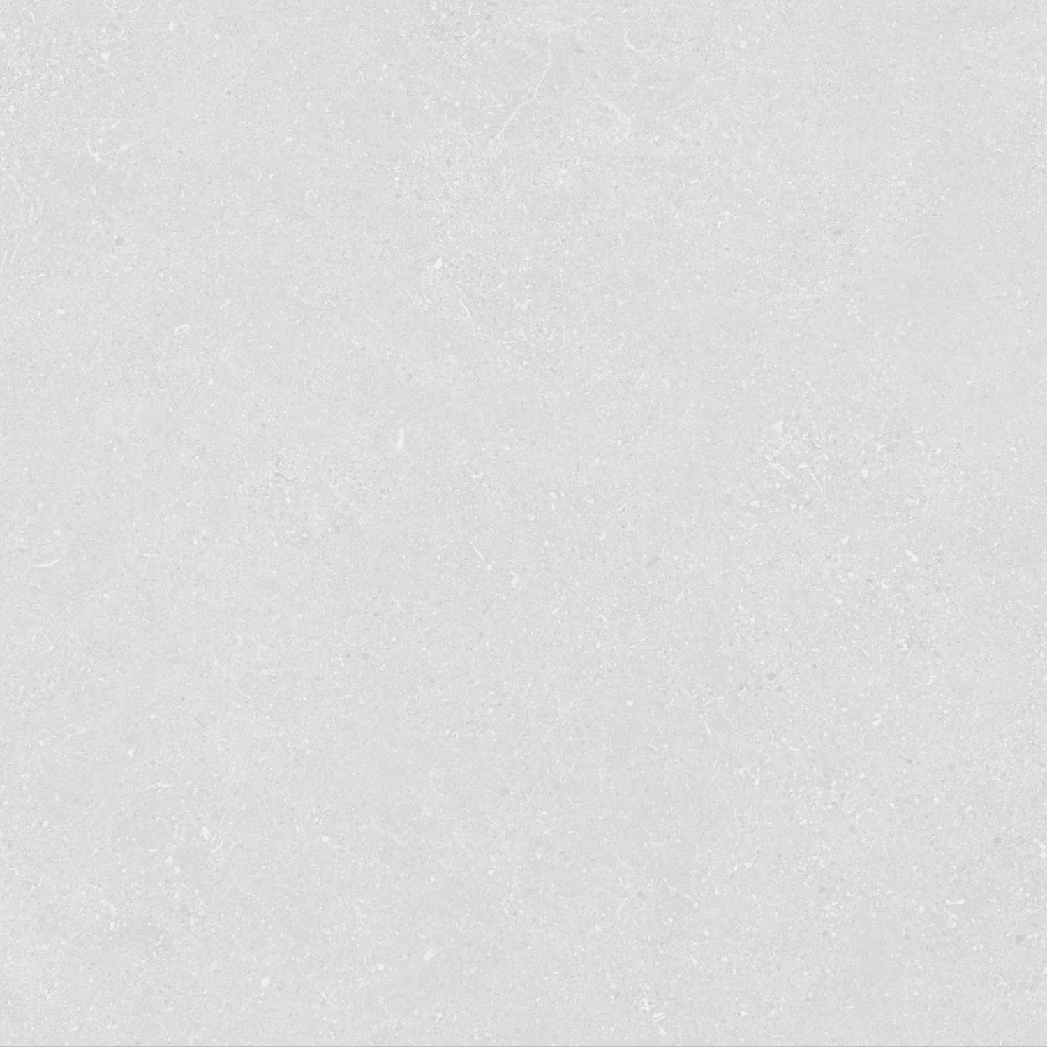 Bodenfliese Pebblestone Feinsteinzeug Glasiert Weiß Matt 60 cm x 60 cm