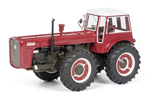 Schuco 450909200 Steyr 1300 System Dutra, Traktor, Resin, Modellauto, 1:43, rot, Limitierte Auflage