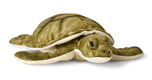 Uni-Toys - Grüne Meeresschildkröte - 34 cm (Länge) - Plüsch-Schildkröte - Plüschtier, Kuscheltier