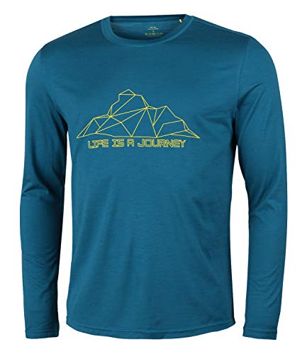 High Colorado Hornberg Merino Shirt Herren Blue Saphire Größe XXL 2019 Langarmshirt