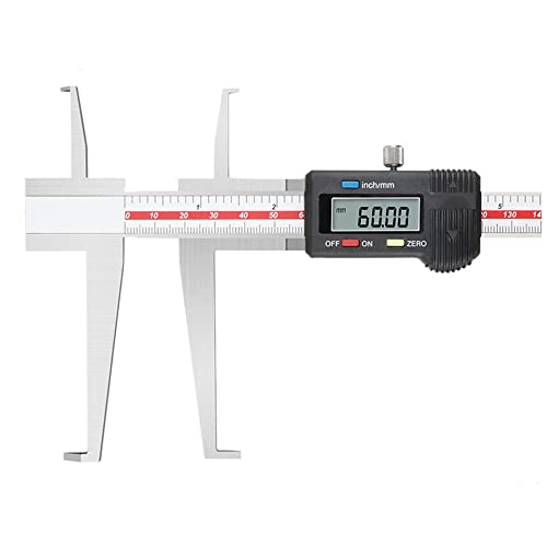 Elektronischer digitaler Messschieber zum Messen der inneren Nut, elektronischer Messschieber für Mikrometer, LCD-Bildschirm, Zoll-Millimeter-Umrechnung-10-200 mm