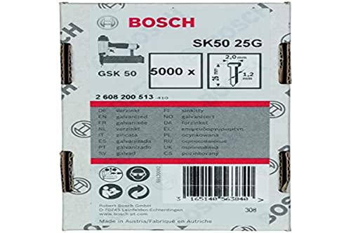 Senkkopf-Stift SK50 45G, 1,2 mm, 45 mm, verzinkt 5000 St. Bosch Accessories 2608200517