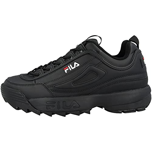 Fila Herren Disruptor Low Sneaker, Schwarz (Black 1010262-12v), 41 EU