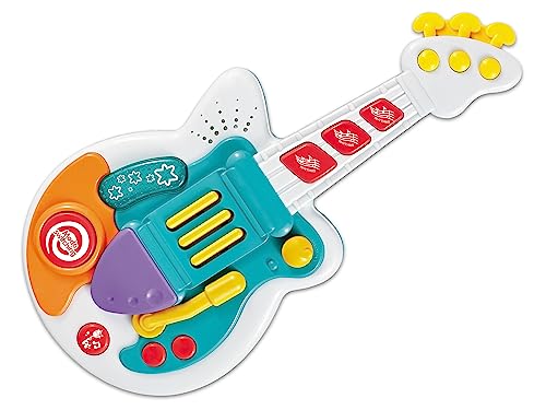 Theorema 67225 Spielzeuggitarre mit Lichter, Sounds und Melodien