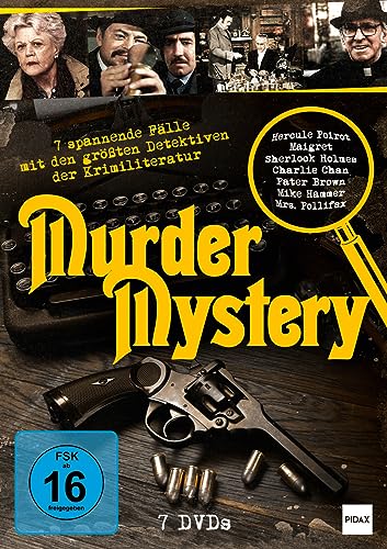 Murder Mystery Box / 7 spannende Fälle mit den größten Detektiven der Krimiliteratur (u.a. HERCULE POIROT, MAIGRET, SHERLOCK HOLMES, CHARLIE CHAN) Pidax Film- und Hörspielverlag [7 DVDs]