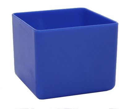 Schubladenbox und Einsatzkasten, blau, 49x49x40 mm (LxBxH), 1 Packung = 25 Stück
