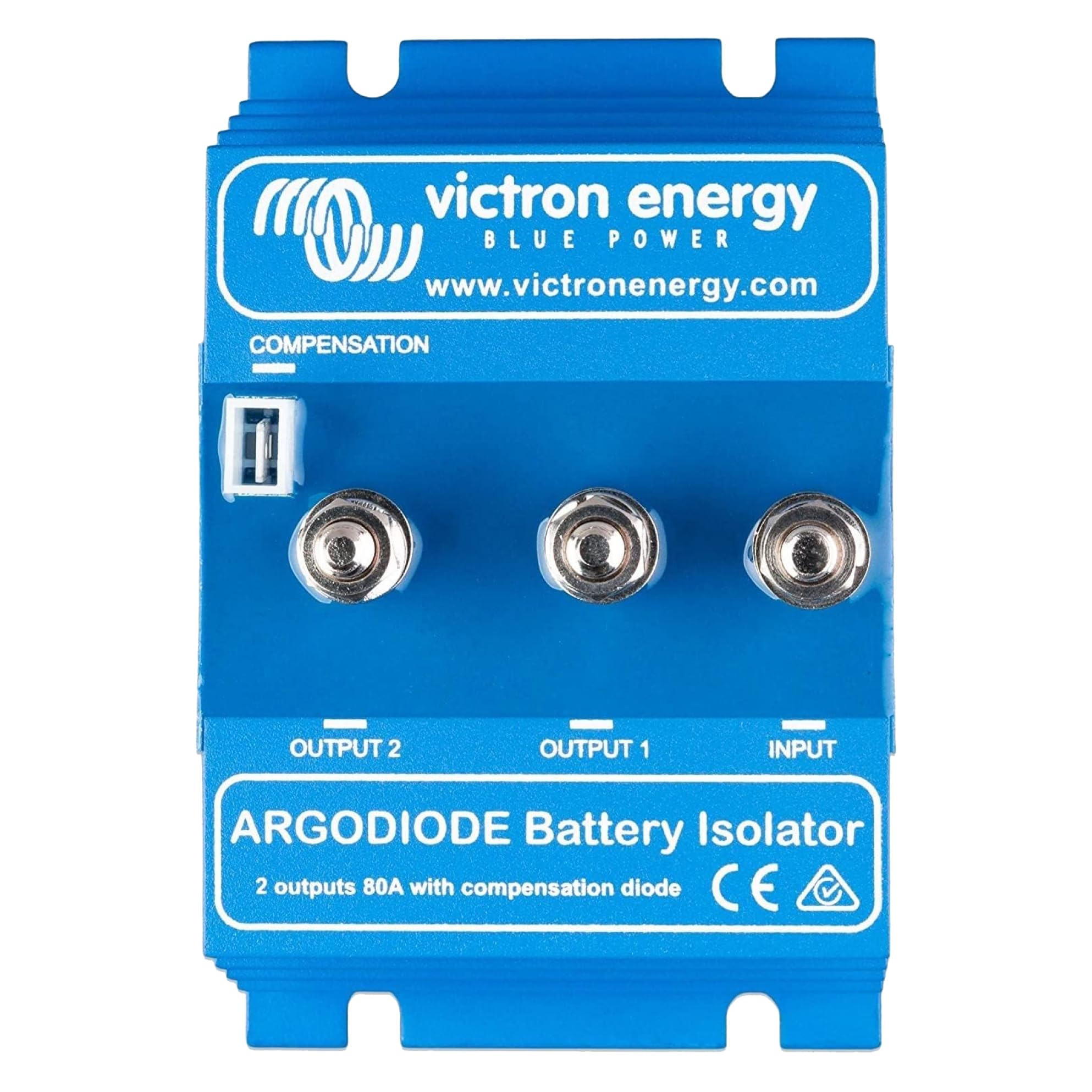 Victron Energy ArgoDiode Batterietrenner 80-2AC (2 Batterien 80 Amp), Einzelhandel