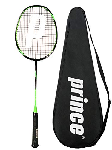 Prince Pro Nano 75 Ti Graphite Badmintonschläger + Abdeckung (Verschiedene Optionen)