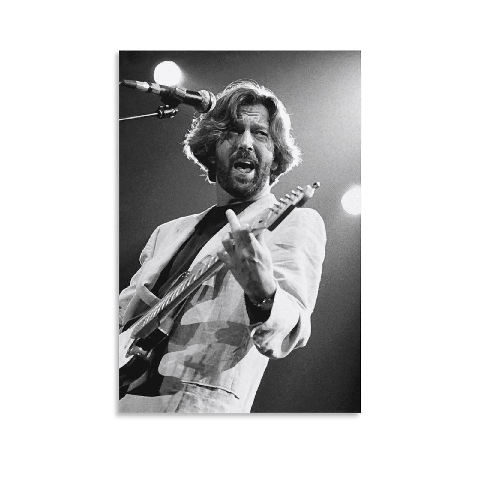 XXJDSK Poster Kunstdrucke Eric Clapton Konzert, für Zuhause, Schlafzimmer, Wohnzimmer, Dekoration 60X90cm Kein Rahmen