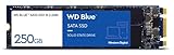 WD Blue SATA SSD M.2 2280 250 GB, 2,5 Zoll (interne SSD, hohe Zuverlässigkeit, Lesevorgänge bis zu 550 MB/s, Schreibvorgänge bis zu 525 MB/s, stoßsicher und WD F.I.T. Lab-zertifiziert)