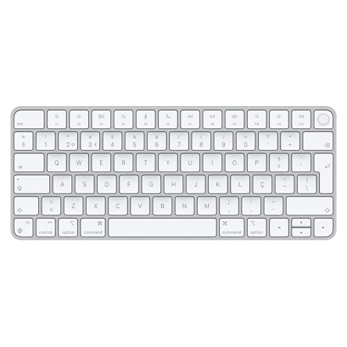 Apple Magic Keyboard mit Touch ID (für Mac mit Apple Chip) - Portugiesisch - Silber