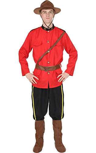 ORION COSTUMES Herren Rote Uniform Kanadischer Mountie Kostüme