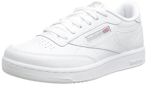 Reebok Club C Sneaker, Elfenbein (White/Sheer Grey-int), 35 EU