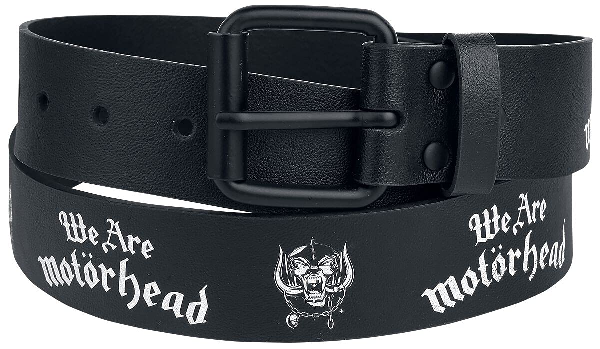 Motörhead We Are Unisex Gürtel schwarz 85 cm Polyurethan Band-Merch, Bands