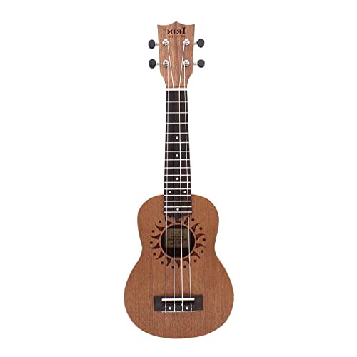 53,3 cm Anfänger Hawaii-Ukulele Instrument Kid Kleine Gitarre Vier Saiten Sonnenblume Muster Ukulele Einfach Und Spaß