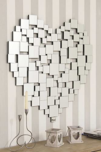 Milton Manor Wandspiegel, modernes Design, venezianisches Design, 80 cm