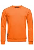 Red Bridge Herren Crewneck Sweatshirt Pullover Premium Basic Orange 4XL