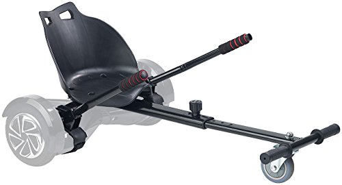 Speeron Hoverboard Sitz: Nachrüst-Set Kart-Sitz für Elektro-Scooter bis 8", belastbar bis 100kg (Hoverboard Kart)