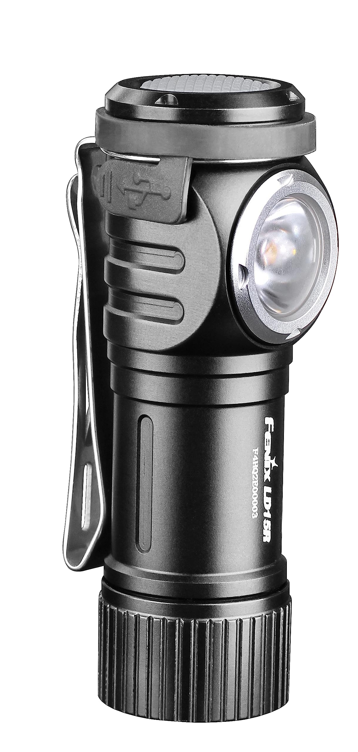 fenix Unisex Adult LD15R Taschenlampe mit Cree XP-G3 White LED, Silver, small