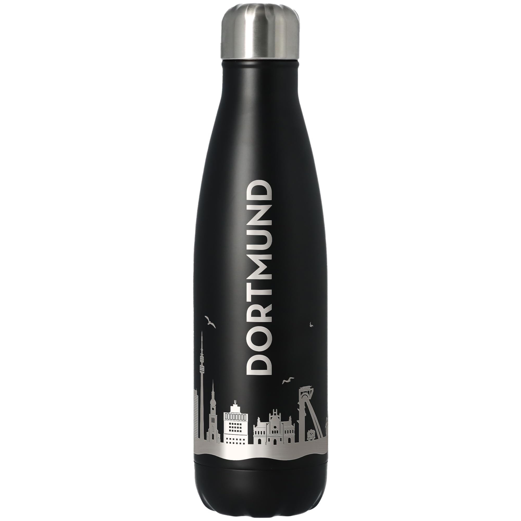 Goodtimes Trinkflasche Dortmund Skyline 500ml (Schwarz)