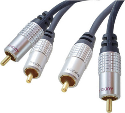 Shiverpeaks SP40102 Professional Audiokabel, 2X Cinchstecker