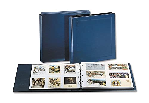 SAFE Maxi-Album Yokama mit 8 Blättern für 96 alte Karten | Blattformat (alte Karten) : 325 x 335 mm | Ringbinder : 405 x 380 x 55 mm