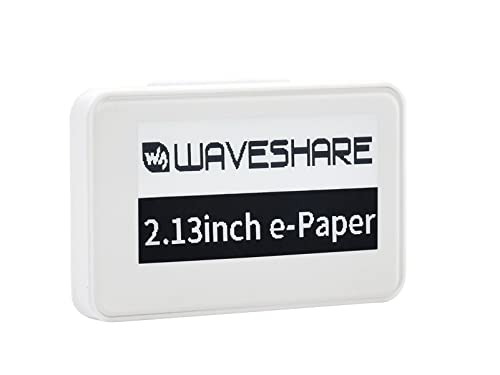 2.13 inch NFC-Powered E-Paper Passive E-Ink Display Module No Battery Wireless Powering & Data Transfer Black White Color