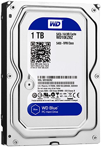 Western Digital WD Blue interne 3,5"-Festplatte WD10EZRZ, 1 TB, SATA III