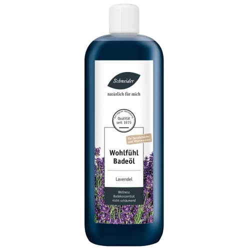 Saunabedarf Schneider - Wohlfühlbad Lavendel mit Jojoba-Öl, nicht schäumend, entspannend 1000ml