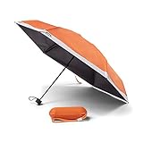 Copenhagen Design Pantone Umbrella Travel Foldable in Box with keychainstrap, Orange, One Size