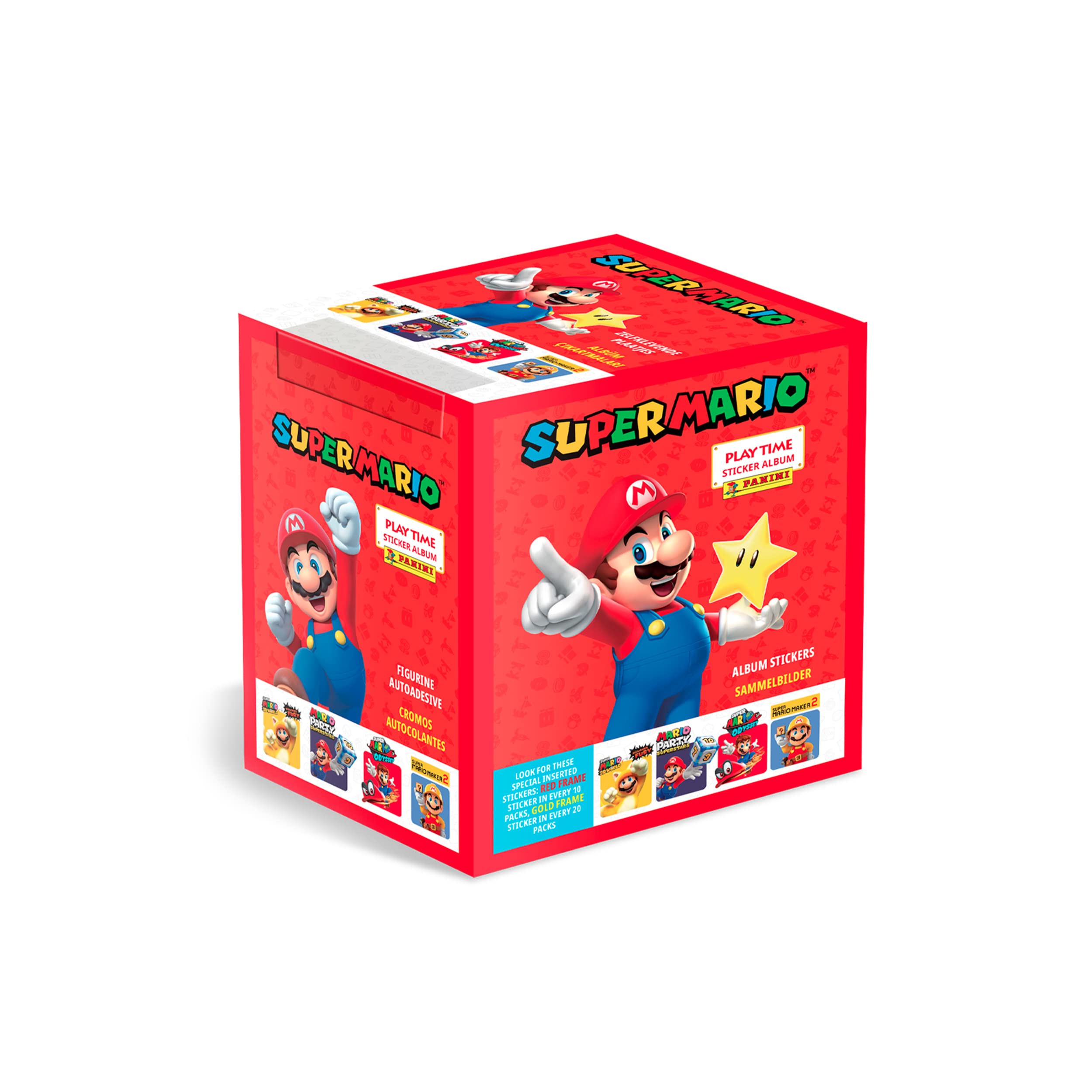Panini Super Mario - Play Time Stickerkollektion (Box mit 36 Tüten)