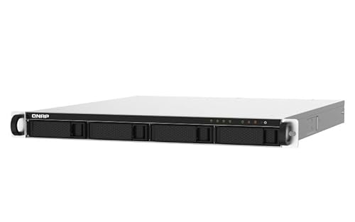 QNAP TS-432PXU 4-Bay Turbo-Station NAS (AnnapurnaLabs Alpine AL-324 ARM® Cortex-A57 4-Core 1,7GHz 2GB DDR4 RAM 2xRJ-45 2,5 GbE LAN-Port) 24TB Bundle mit 4X 6TB WD Red Plus HDDs