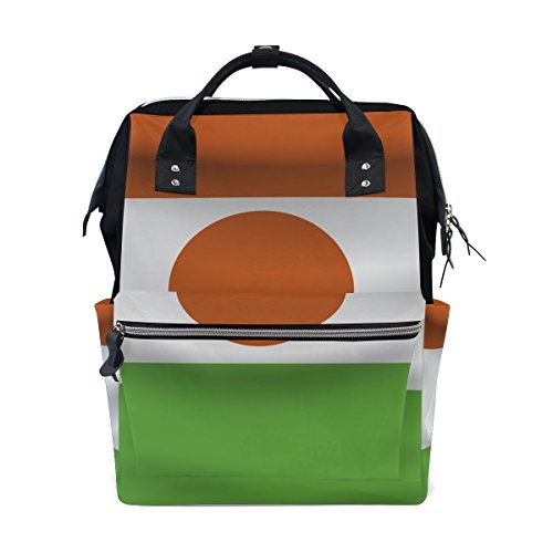 Niger Flag Mommy Bags Muttertasche Reiserucksack Windeltasche Tagesrucksack Windeltasche für Babypflege