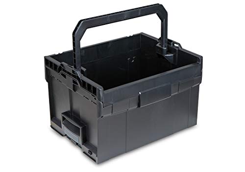 Bosch Sortimo Systemkoffer Werkzeugkoffer LT 272 Boxx schwarz/black, Innovatives Transportsystem, Kompatibel mit L-Boxx